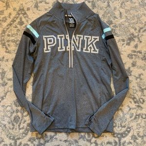 Pink quarter zip pullover